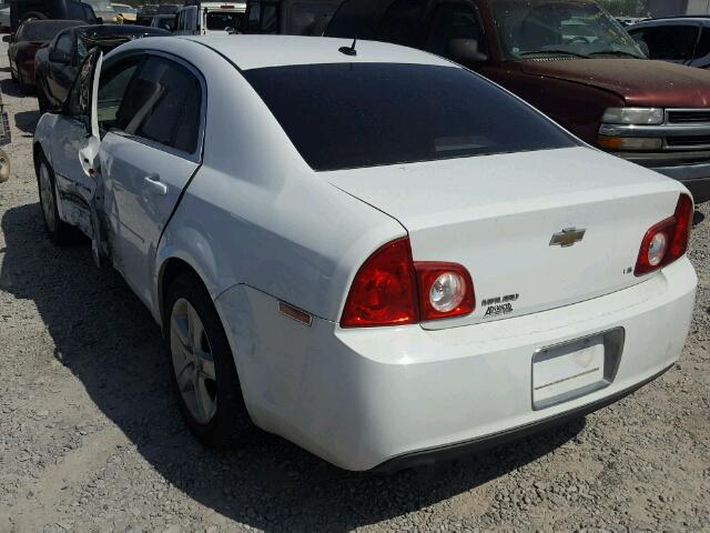 1G1ZG57B694201889 - 2009 CHEVROLET MALIBU LS თეთრი ფოტო 3