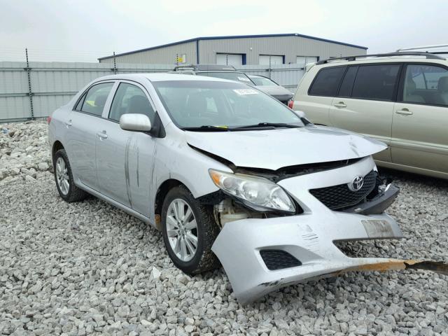 1NXBU40E09Z060023 - 2009 TOYOTA COROLLA BA SILVER photo 1