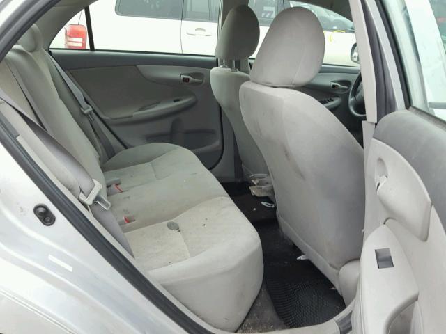 1NXBU40E09Z060023 - 2009 TOYOTA COROLLA BA SILVER photo 6