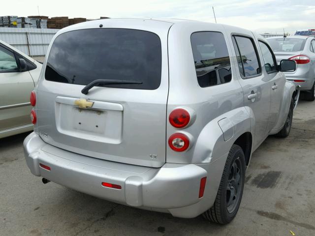 3GNDA23D38S531391 - 2008 CHEVROLET HHR LT SILVER photo 4