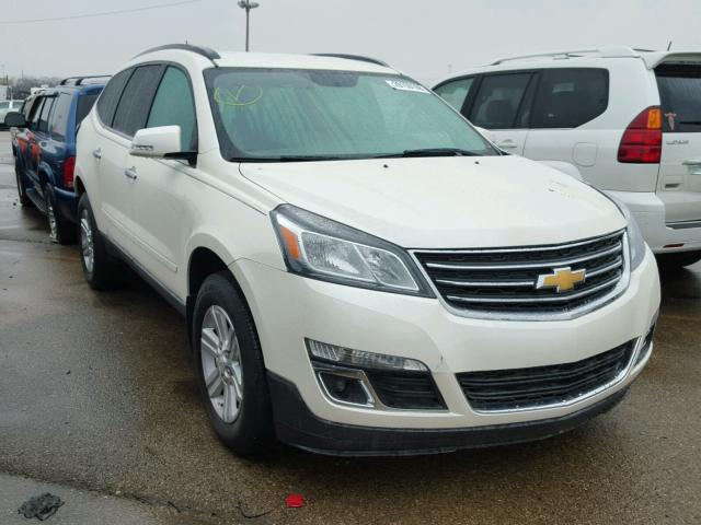 1GNKRJKD9DJ106359 - 2013 CHEVROLET TRAVERSE L WHITE photo 1