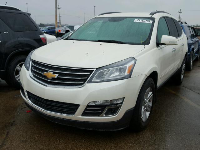 1GNKRJKD9DJ106359 - 2013 CHEVROLET TRAVERSE L WHITE photo 2