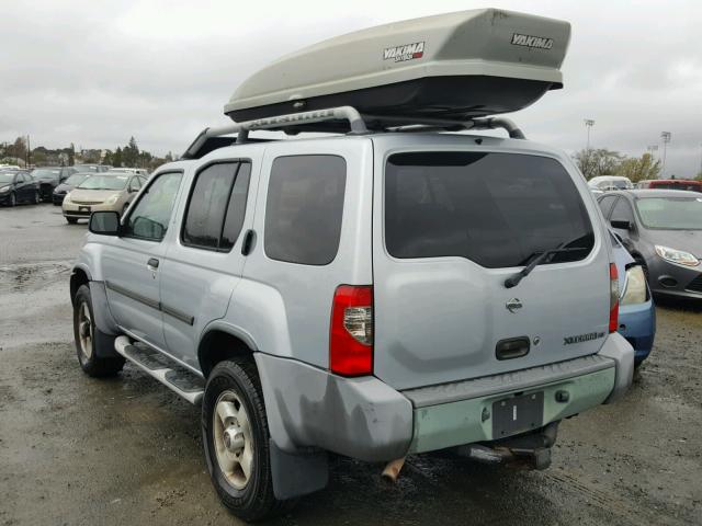 5N1ED28Y91C541754 - 2001 NISSAN XTERRA XE SILVER photo 3