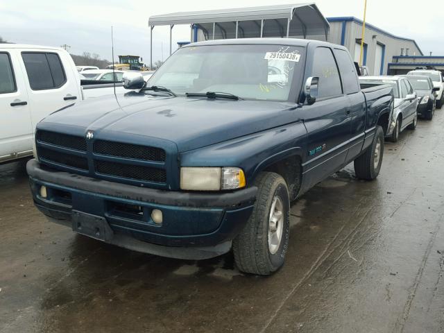 3B7HC13Z7TG165912 - 1996 DODGE RAM 1500 GREEN photo 2