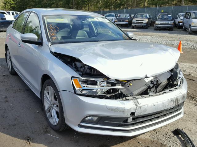 3VWLA7AJ8FM229197 - 2015 VOLKSWAGEN JETTA TDI SILVER photo 1