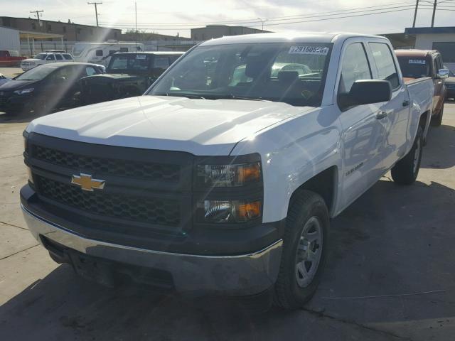 3GCPCPEH6EG289840 - 2014 CHEVROLET SILVERADO WHITE photo 2