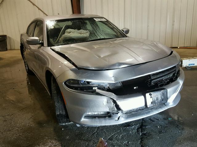 2C3CDXJGXGH216292 - 2016 DODGE CHARGER SX SILVER photo 1