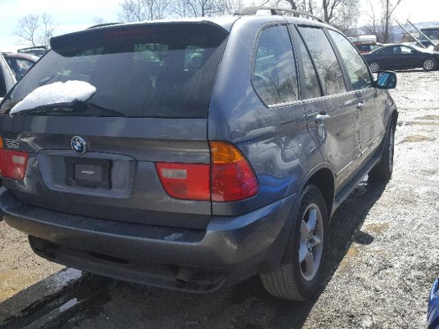 5UXFA53593LV80068 - 2003 BMW X5 3.0I GRAY photo 4