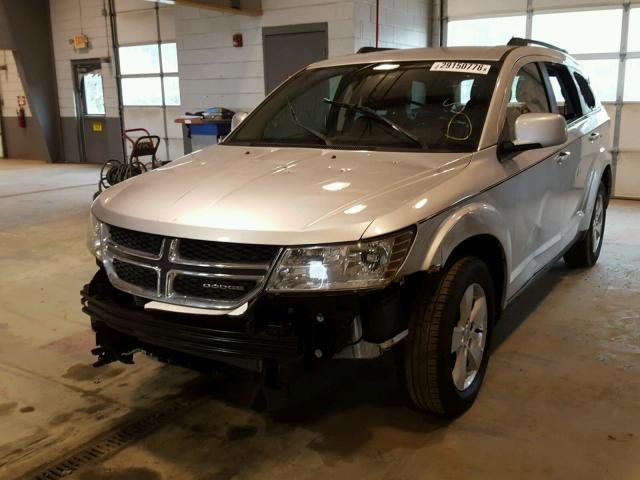 3C4PDCBG1CT170535 - 2012 DODGE JOURNEY SX SILVER photo 2