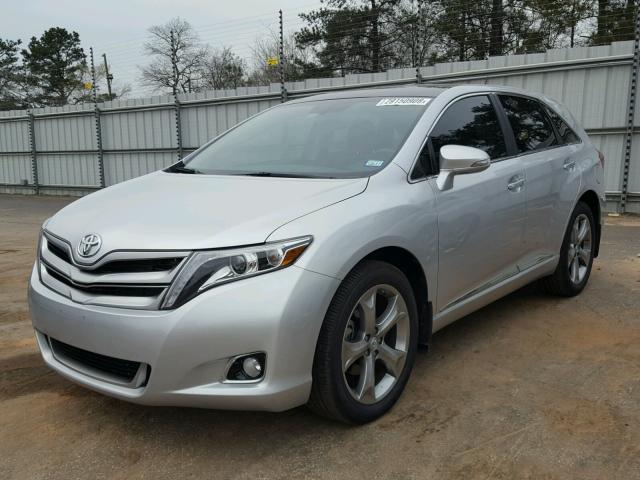 4T3ZK3BB6DU063686 - 2013 TOYOTA VENZA LE SILVER photo 2