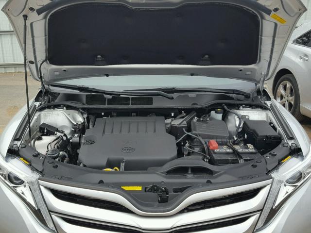 4T3ZK3BB6DU063686 - 2013 TOYOTA VENZA LE SILVER photo 7