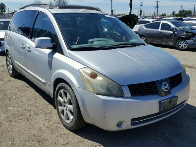 5N1BV28U76N112959 - 2006 NISSAN QUEST S SILVER photo 1