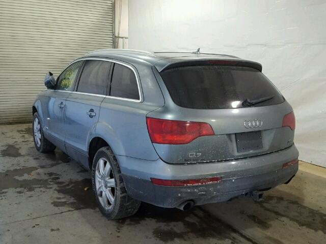 WA1BY74L97D045823 - 2007 AUDI Q7 3.6 QUA BLUE photo 3