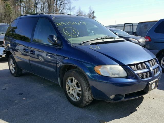 1D4GP45353B138455 - 2003 DODGE CARAVAN SP BLUE photo 1