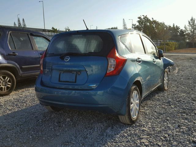 3N1CE2CP4EL396854 - 2014 NISSAN VERSA NOTE BLUE photo 4