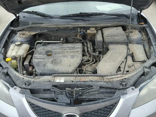 JM1BK12F161497993 - 2006 MAZDA 3 I GRAY photo 7