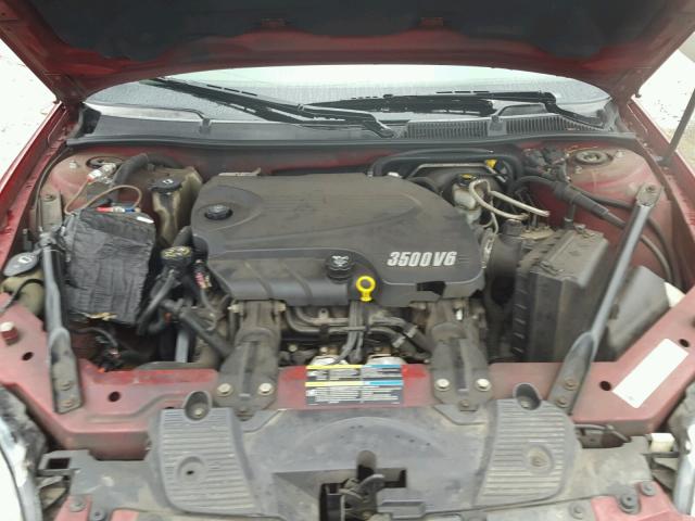 2G1WB58K569110413 - 2006 CHEVROLET IMPALA LS BURGUNDY photo 7