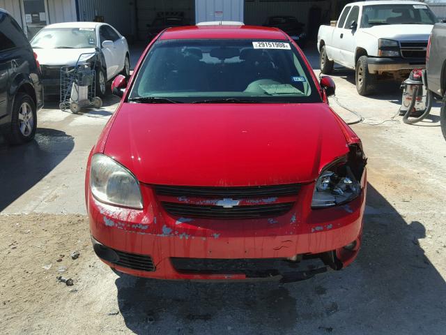 1G1AL58F787159174 - 2008 CHEVROLET COBALT LT RED photo 9