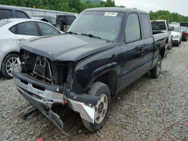 2GCEK19T531368007 - 2003 CHEVROLET SILVERADO BLACK photo 2