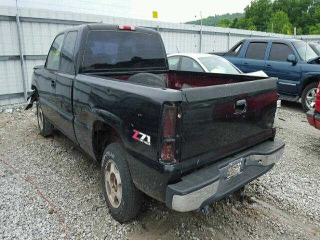 2GCEK19T531368007 - 2003 CHEVROLET SILVERADO BLACK photo 3