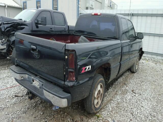 2GCEK19T531368007 - 2003 CHEVROLET SILVERADO BLACK photo 4