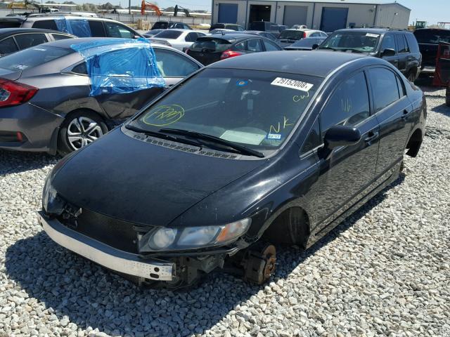 2HGFA1F63BH516426 - 2011 HONDA CIVIC LX-S BLACK photo 2