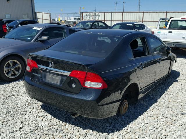 2HGFA1F63BH516426 - 2011 HONDA CIVIC LX-S BLACK photo 4