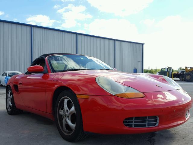 WP0CA2980YU623511 - 2000 PORSCHE BOXSTER RED photo 1