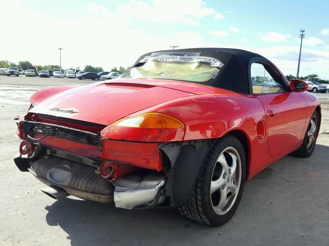 WP0CA2980YU623511 - 2000 PORSCHE BOXSTER RED photo 4