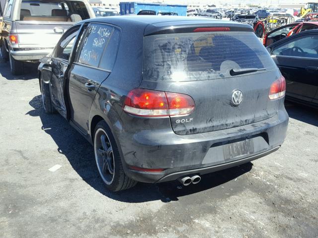 WVWDB7AJ6AW251017 - 2010 VOLKSWAGEN GOLF 黑色 照片 3