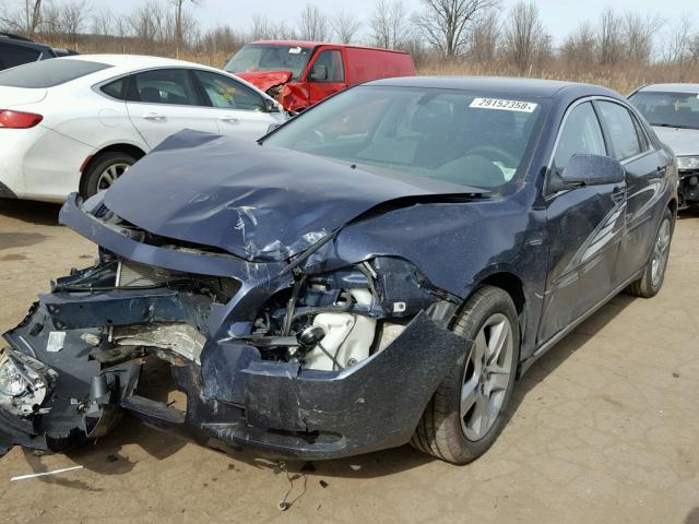 1G1ZC5EB1AF109418 - 2010 CHEVROLET MALIBU 1LT 蓝色 照片 2