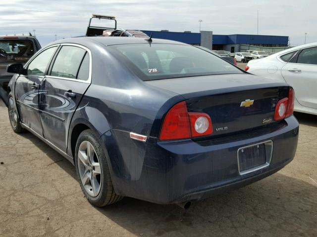 1G1ZC5EB1AF109418 - 2010 CHEVROLET MALIBU 1LT 蓝色 照片 3