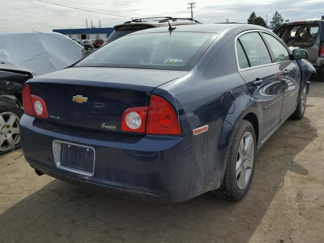 1G1ZC5EB1AF109418 - 2010 CHEVROLET MALIBU 1LT 蓝色 照片 4
