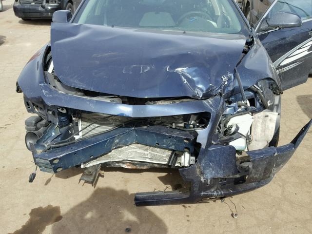 1G1ZC5EB1AF109418 - 2010 CHEVROLET MALIBU 1LT 蓝色 照片 7