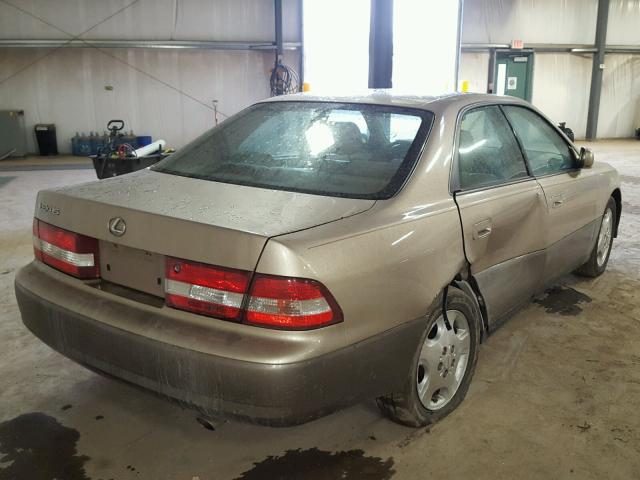 JT8BF28G8Y0262248 - 2000 LEXUS ES 300 BEIGE photo 4