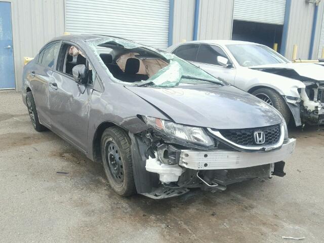 19XFB2F87EE086046 - 2014 HONDA CIVIC EX ნაცრისფერი ფოტო 1