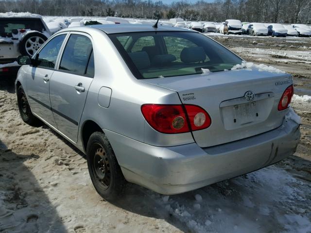 JTDBR32E360091640 - 2006 TOYOTA COROLLA CE SILVER photo 3