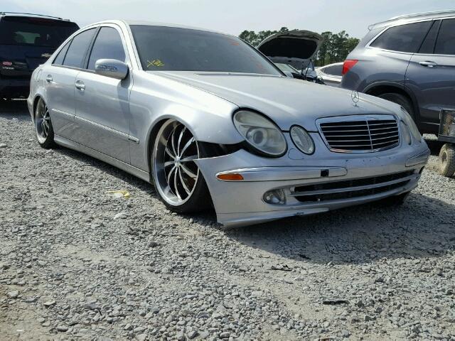 WDBUF70J43A141832 - 2003 MERCEDES-BENZ E 500 SILVER photo 1