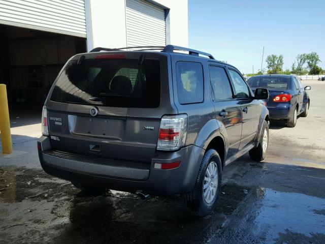 4M2CN8HGXBKJ07301 - 2011 MERCURY MARINER PR GRAY photo 4