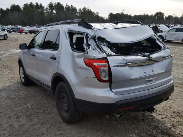 1FM5K7B8XEGB14576 - 2014 FORD EXPLORER SILVER photo 3