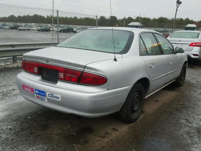 2G4WS55J941239118 - 2004 BUICK CENTURY CU SILVER photo 4