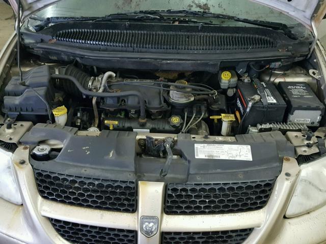 1B4GP44362B541905 - 2002 DODGE GRAND CARA TAN photo 7