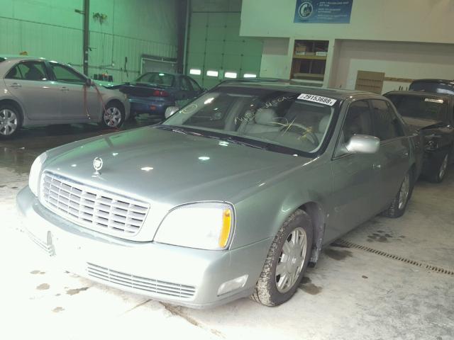 1G6KD54Y45U142848 - 2005 CADILLAC DEVILLE GREEN photo 2