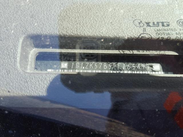 1G1ZK57B59F165499 - 2009 CHEVROLET MALIBU LTZ Qara foto 10