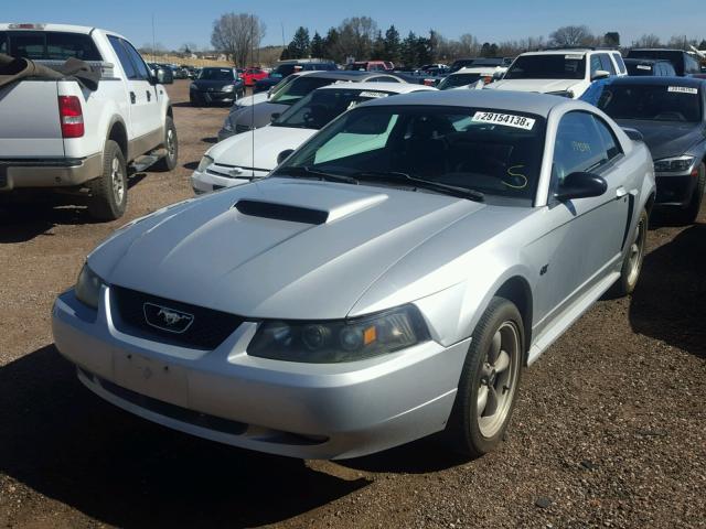 1FAFP42X01F105861 - 2001 FORD MUSTANG GT SILVER photo 2