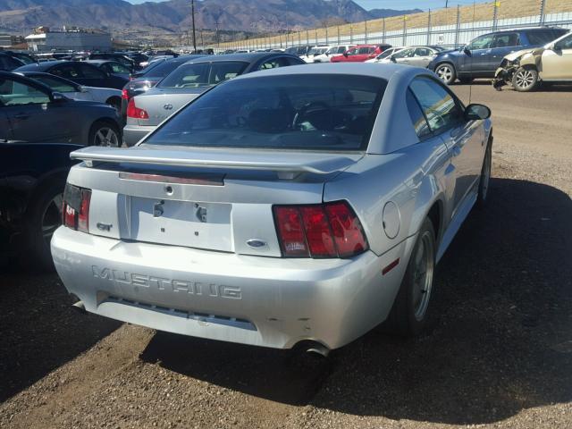 1FAFP42X01F105861 - 2001 FORD MUSTANG GT SILVER photo 4