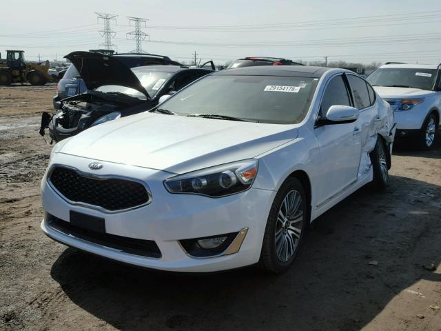 KNALN4D71E5152793 - 2014 KIA CADENZA PR WHITE photo 2