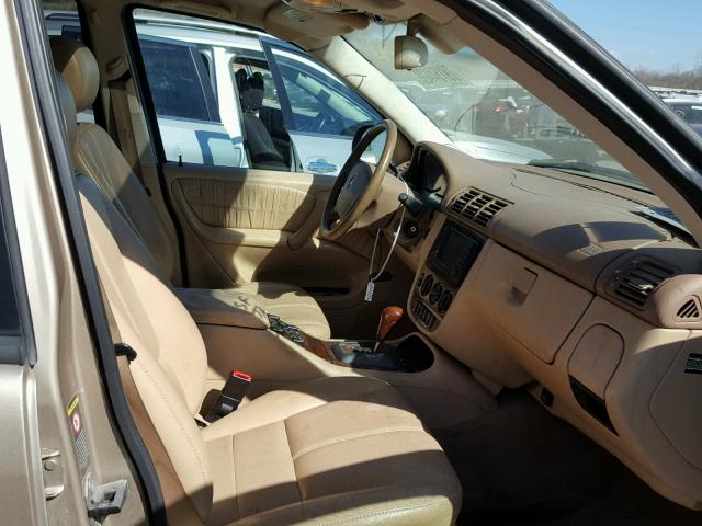 4JGAB72E61A221819 - 2001 MERCEDES-BENZ ML 430 米色 照片 5
