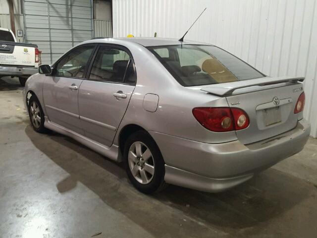 2T1BR32E95C414948 - 2005 TOYOTA COROLLA CE SILVER photo 3