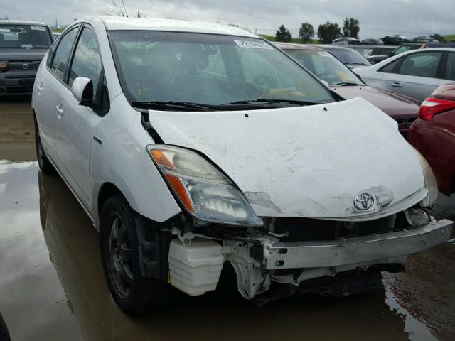 JTDKB20U877570296 - 2007 TOYOTA PRIUS WHITE photo 1